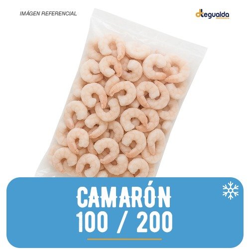 camarón calibre 100/200