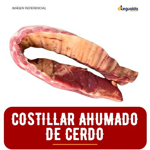 costillar de cerdo ahumado